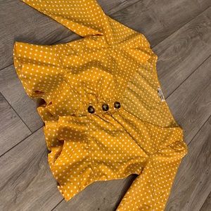 Yellow Business casual top